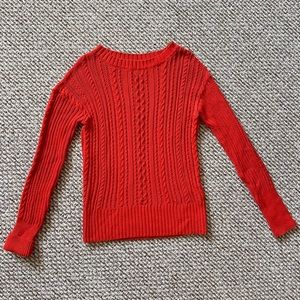 • J Crew Burnt Orange Sweater